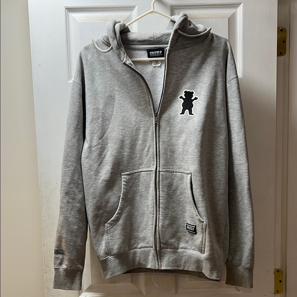 Grizzly zippered hoodie